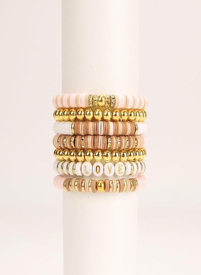 MATSON مجموعة خرز بلاستيكي من ماتسون لصنع مجوهرات الأطفال، تتضمن أساور وقلائد وعصابات شعر وخواتم، هدية مثالية لأعياد ميلاد الفتيات الصغيرات من عمر 4 إلى 7 سنوات (مجموعة خرز DIY - 2)، متعددة الألوان (بني). - Image 3